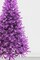 5ft Purple Canadian Pine Christmas Tree with Hinged Branches and Metal Stand